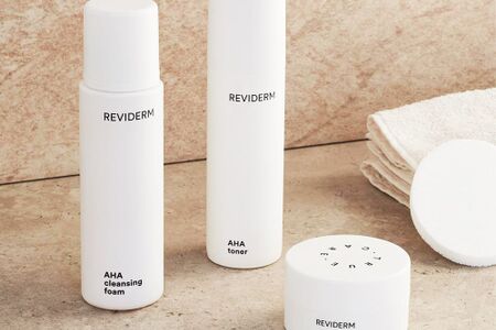 Reviderm's AHA products with fruit acids